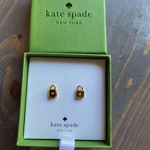 Kate Spade lock earrings